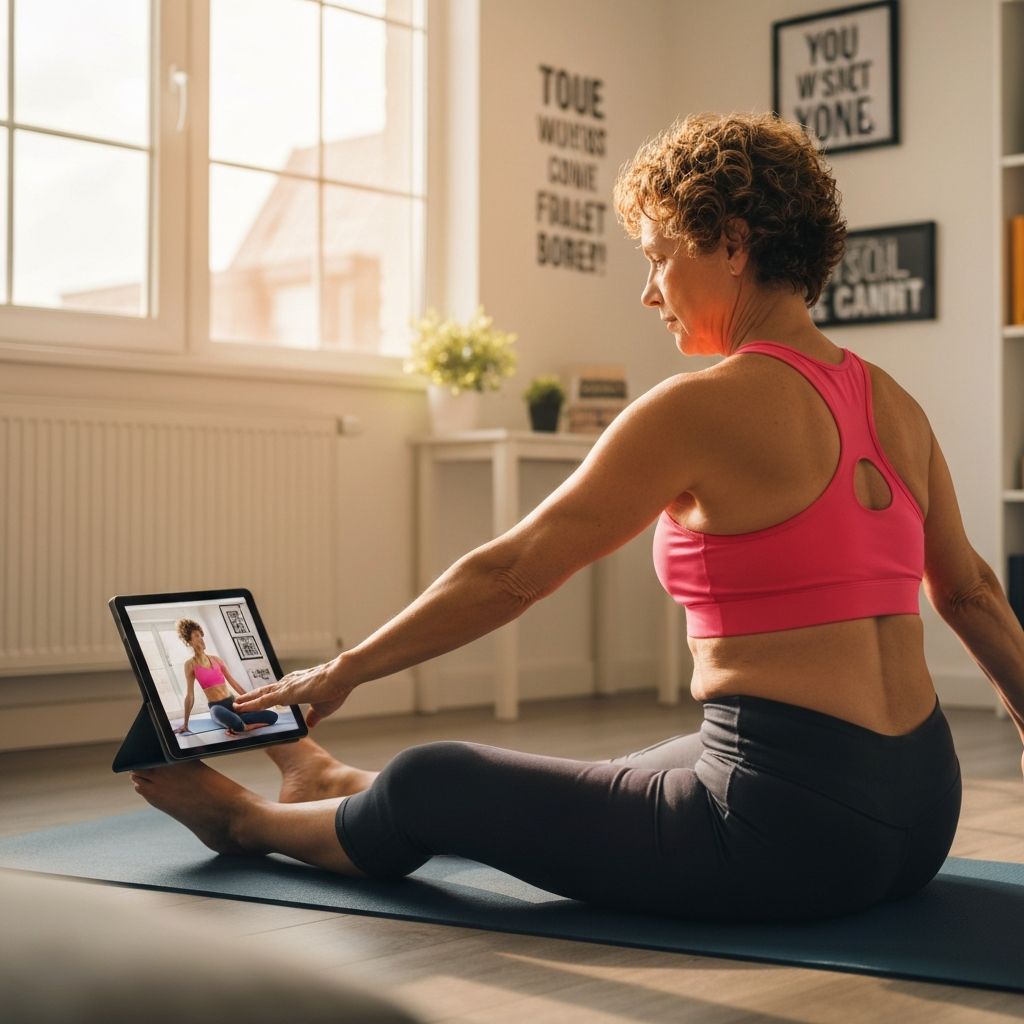 Video demonstrations of exercises